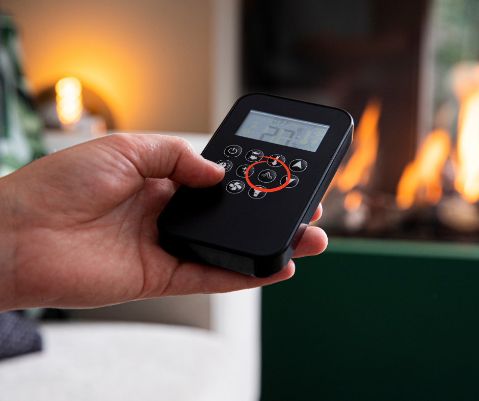 Saving gas using the function Trimline Fires