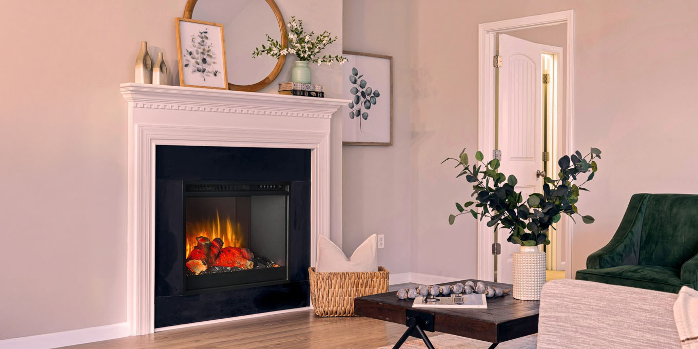 Een elektrische haard plaatsen in een bestaande ombouw - Trimline Fires