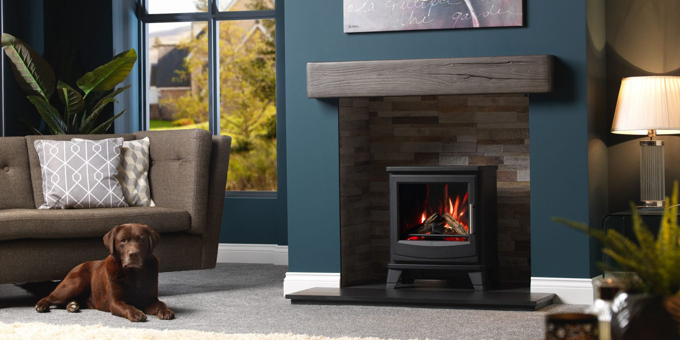 Ontdek de sfeer van een kleine elektrische haard